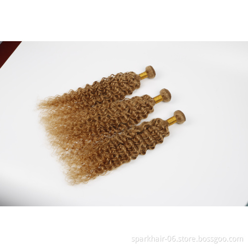 Ombre 27 Kinky Curly Hair 3 Bundles Brazilian Human Hair 1/3/4 Pcs 1B Brwon Red Burg Remy Curly Hair Weaving Bundles